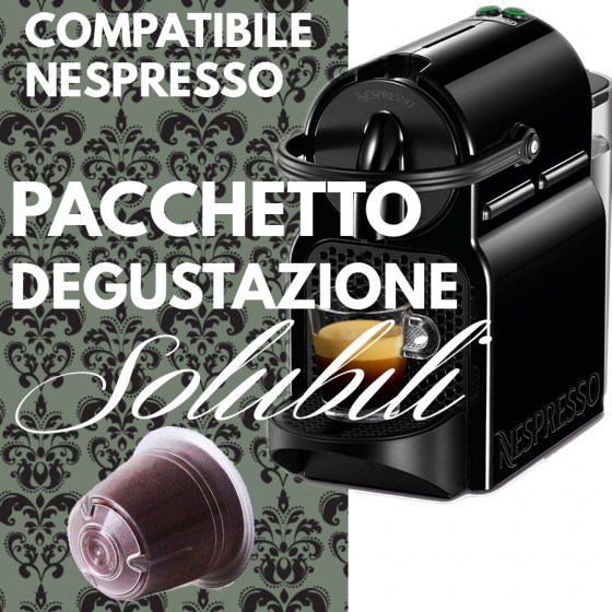 Nespresso Pacchetto Degustazione Solubili - l'angolo del caffè italiano è  un negozio all'ingrosso e al dettaglio di capsule compatibili, cialde  compatibili con le migliori marche e caffè in grani.